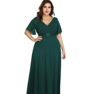 Ever Pretty Green Formal Event Dress